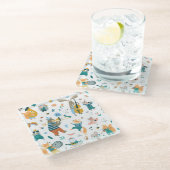 Dessous-de-verre En Verre Forest Music Band (Incliné)