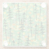 Dessous-de-verre En Verre Forêt d'automne : Beauté naturelle incomparable (Dos)