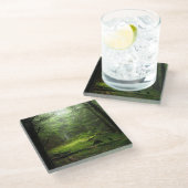 Dessous-de-verre En Verre Forêt de Sterious (Incliné)