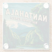 Dessous-de-verre En Verre Forêt nationale de Nantahala (Dos)