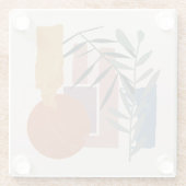 Dessous-de-verre En Verre Formes Et Étapes patinées (Dos)