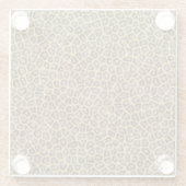 Dessous-de-verre En Verre Fourrure de léopard (Dos)