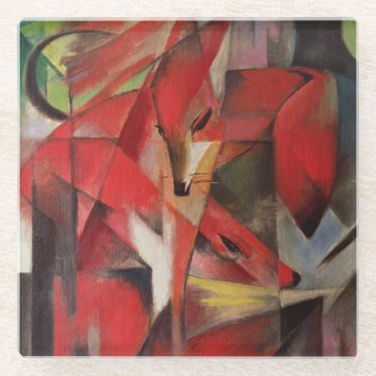 Dessous-de-verre En Verre Fox, 1913 (Devant)