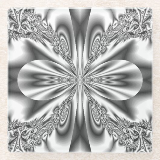 Dessous-de-verre En Verre Fractaliser (Devant)