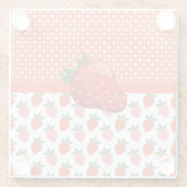 Dessous-de-verre En Verre Framboise juteuse (Dos)