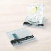 Dessous-de-verre En Verre Francfort vue (Incliné)