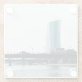 Dessous-de-verre En Verre Francfort vue (Dos)