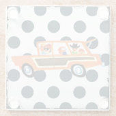 Dessous-de-verre En Verre Frapper la route ouverte 4 (Dos)