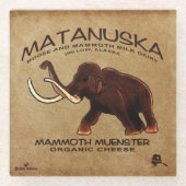 Dessous-de-verre En Verre Fromage de menster Matanuska Mammoth (Devant)