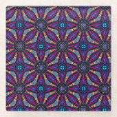 Dessous-de-verre En Verre Fuchsia Stargazer (Devant)