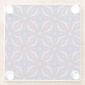Dessous-de-verre En Verre Fuchsia Stargazer (Dos)