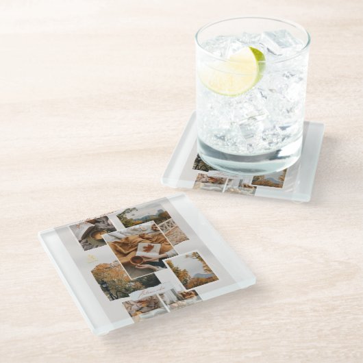 Dessous-de-verre En Verre #FunctionalArtCoaster (Incliné)