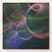 Dessous-de-verre En Verre Futuriste (Devant)