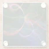 Dessous-de-verre En Verre Futuriste (Dos)