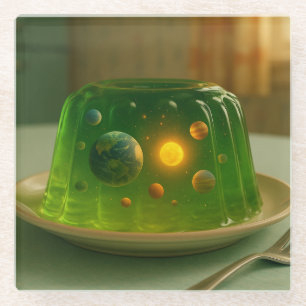Dessous-de-verre En Verre Galaxie dans MCM Jell-O Mold