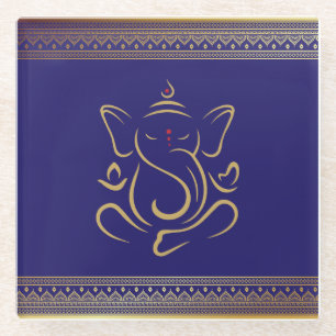 Dessous-de-verre En Verre Ganesh