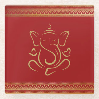 Dessous-de-verre En Verre Ganesh