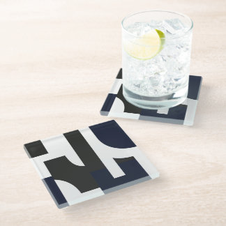 Dessous-de-verre En Verre Geometría para sostenerse