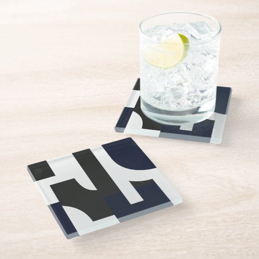 Dessous-de-verre En Verre Geometría para sostenerse (Incliné)