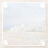 Dessous-de-verre En Verre Geyser, parc national de Yellowstone (Dos)