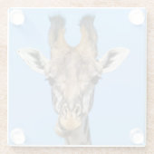 Dessous-de-verre En Verre Giraffe (Dos)