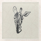 Dessous-de-verre En Verre Giraffe – Stylish Throw Pillow (Devant)