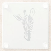 Dessous-de-verre En Verre Giraffe – Stylish Throw Pillow (Dos)