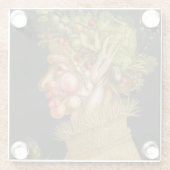 Dessous-de-verre En Verre Giuseppe Arcimboldo - Été (Dos)