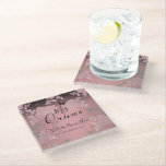 Dessous-de-verre En Verre Glace rose Fink Rose Quinceanera rose<br><div class="desc">Design élégant et tendance avec typographie de script sophistiquée. Tout le texte est ajustable et facile à changer pour vos besoins de partie. Grand design élégant Quinceañera. Disponible en différentes couleurs. Design rose de superposition rose glacé avec petit papillon. Arrière - plan. Gardez le style ou réarrangez-vous pour créer le...</div>