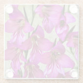 Dessous-de-verre En Verre Gladiolus byzantin (Dos)