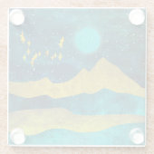 Dessous-de-verre En Verre Golden Flock (Dos)