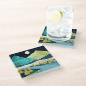 Dessous-de-verre En Verre Golden River (Incliné)