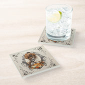 Dessous-de-verre En Verre Goth Déplaisante Citrouille (Incliné)