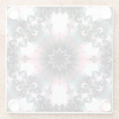 Dessous-de-verre En Verre Gothique Frozen Winter Spider Web (Dos)