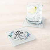 Dessous-de-verre En Verre Grace sur grâce (Incliné)