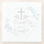 Dessous-de-verre En Verre Grace sur grâce (Dos)