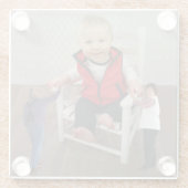 DESSOUS-DE-VERRE EN VERRE GRAHAM AVEC ANNIE SUE & NED, (Dos)