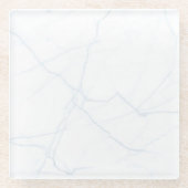 Dessous-de-verre En Verre Granit gris Brown Quartz Pierre Marbre naturel (Devant)