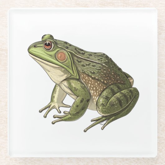 Dessous-de-verre En Verre Grenouille (Devant)