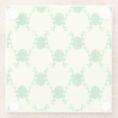 Dessous-de-verre En Verre Grenouilles mignonnes de bande dessinée (Dos)