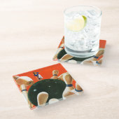 Dessous-de-verre En Verre Grève de Bowling (Incliné)