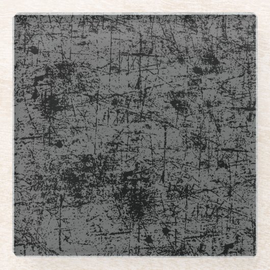 Dessous-de-verre En Verre Gris (Devant)