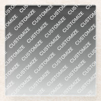 Gris (couleur changeable) Ombre & Motif de texte