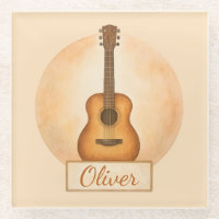 Guitare Acoustique Nom Personnalisé Pour Amoureux