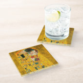 Dessous-de-verre En Verre Gustav Klimt Le Baiser (Incliné)