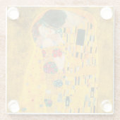 Dessous-de-verre En Verre Gustav Klimt Le Baiser (Dos)