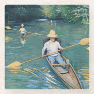 Dessous-de-verre En Verre Gustave Caillebotte - Esquifs sur l'Yerres