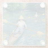 Dessous-de-verre En Verre Gustave Caillebotte - Skiffs on the Yerres (Dos)