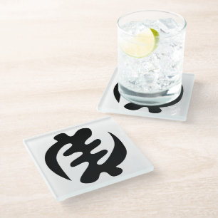 Dessous-de-verre En Verre Gye Nyame Dieu est Symbole Adinkra Suprême