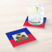 Dessous-de-verre En Verre Haïti (Incliné)